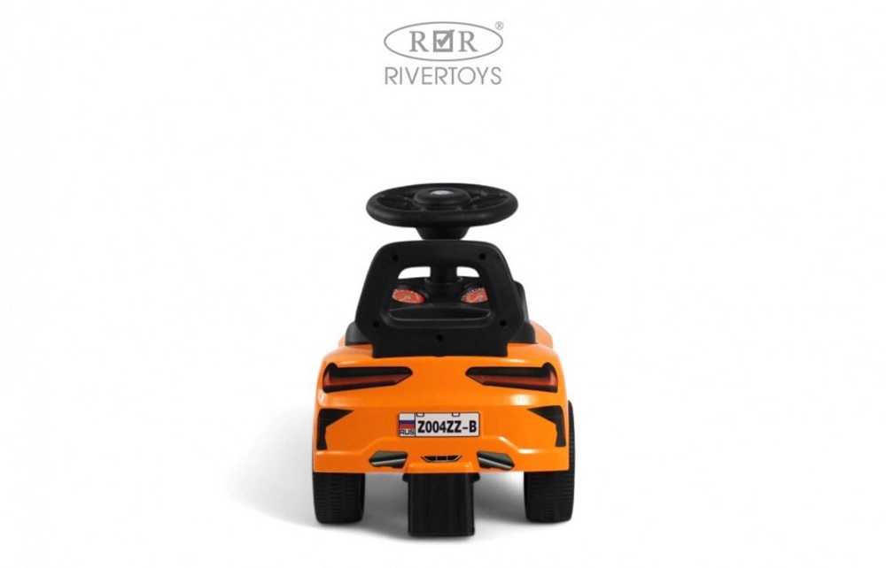 Детский толокар RiverToys Z004ZZ-B (оранжевый) - фото5