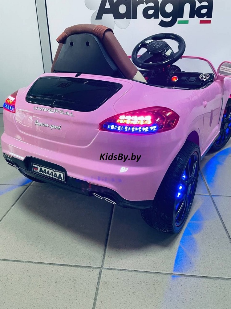 Детский электромобиль RiverToys Porsche Panamera A444AA (розовый) VIP - фото6