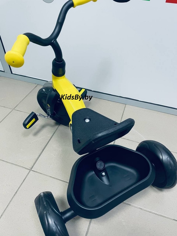 Детский трехколесный велосипед QPlay LH509Y (желтый) складной - фото5