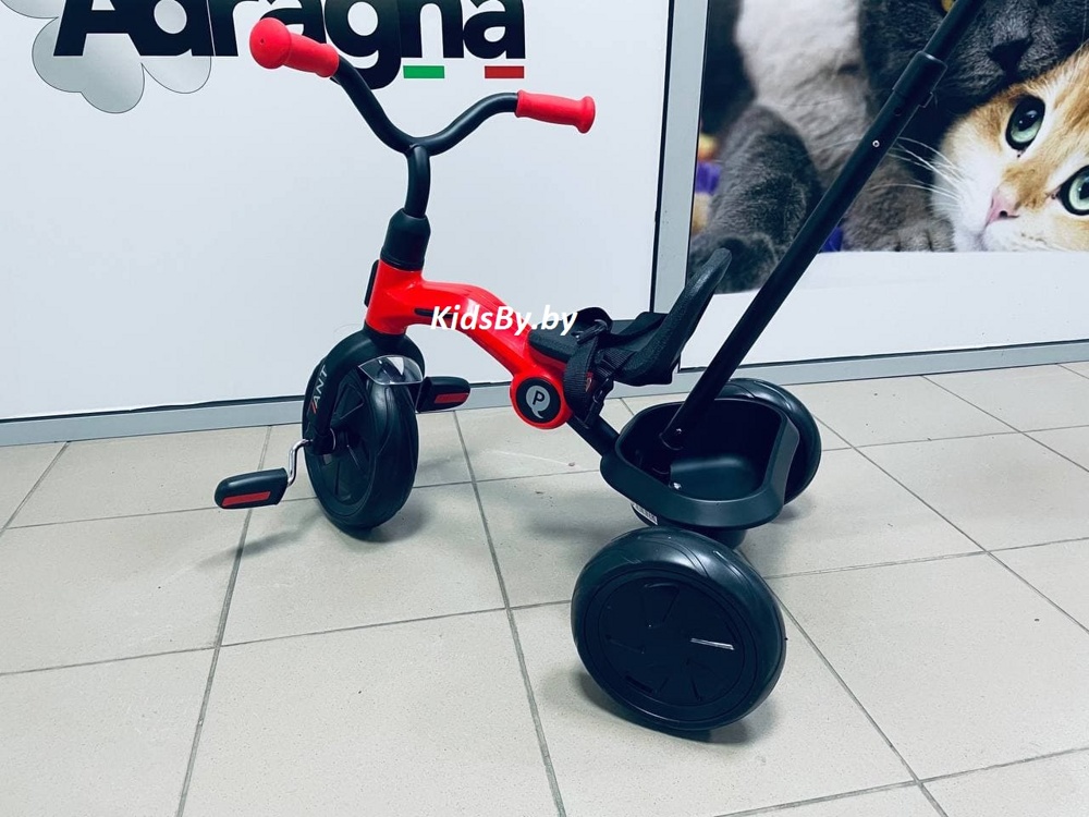 Детский трехколесный велосипед Qplay LH510R (красный) складной - фото4