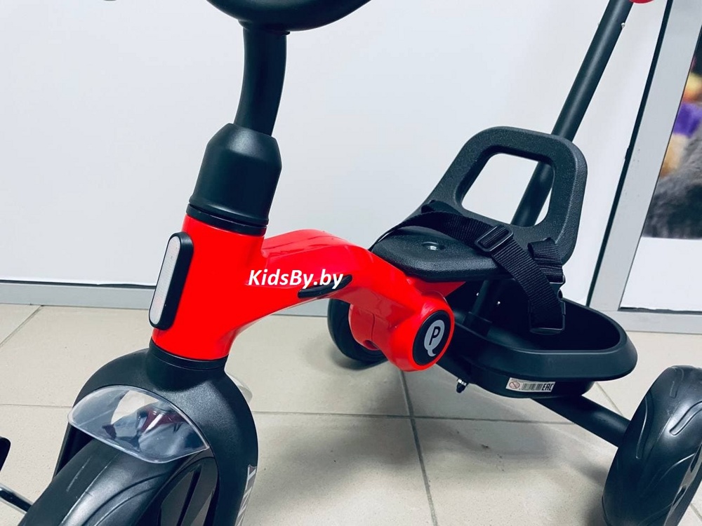 Детский трехколесный велосипед Qplay LH510R (красный) складной - фото6
