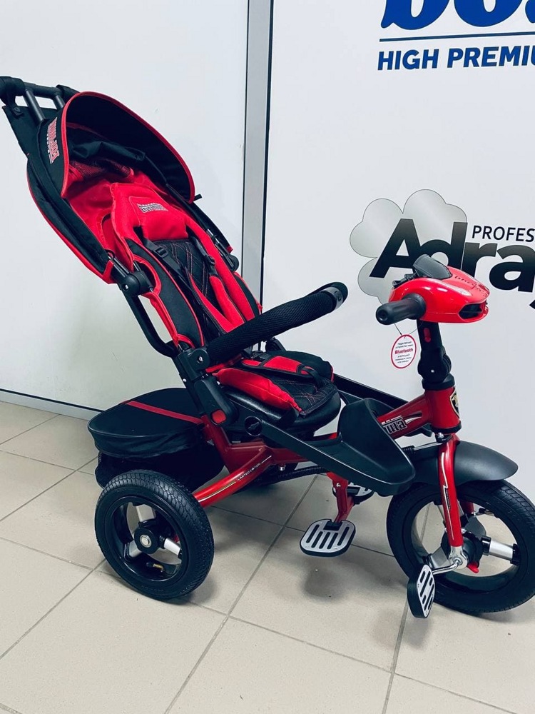 Трехколесный детский велосипед Trike Super Formula SFA3R (2019) 2021 черный-красный Арт. SFA3BR - фото2