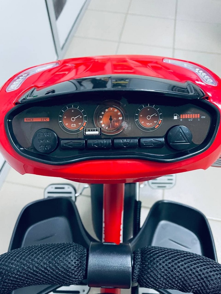 Трехколесный детский велосипед Trike Super Formula SFA3R (2019) 2021 черный-красный Арт. SFA3BR - фото4
