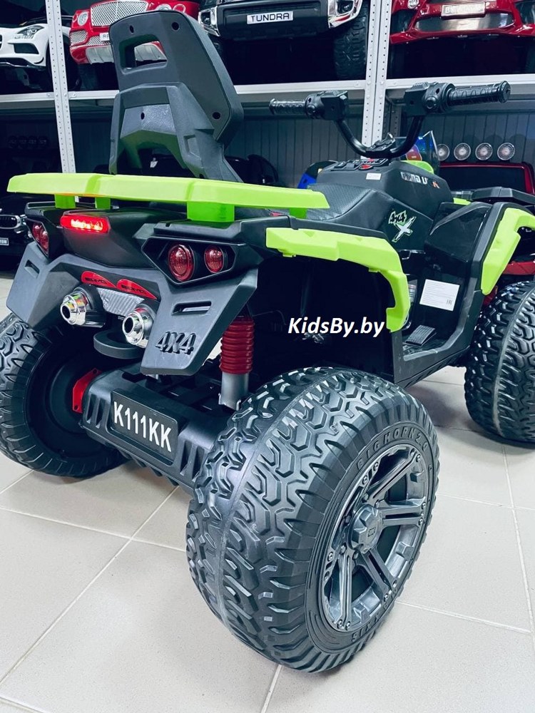 Детский квадроцикл RiverToys K111KK 2WD (зеленый) - фото4