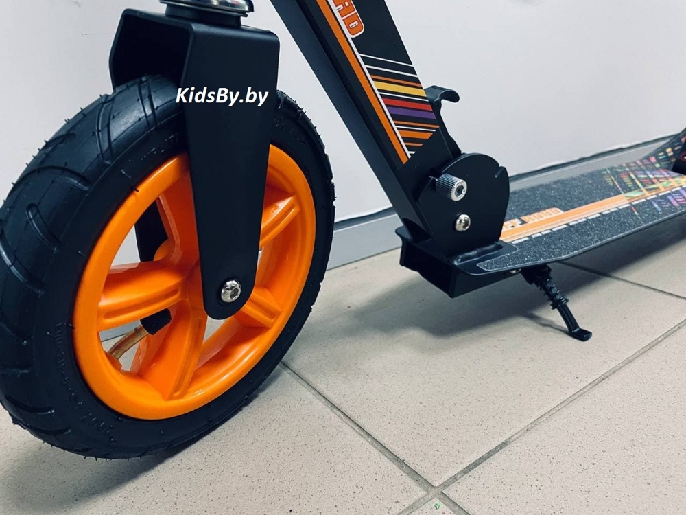 Самокат Slider Urban Off Road (черный/оранжевый) SU3О - фото4