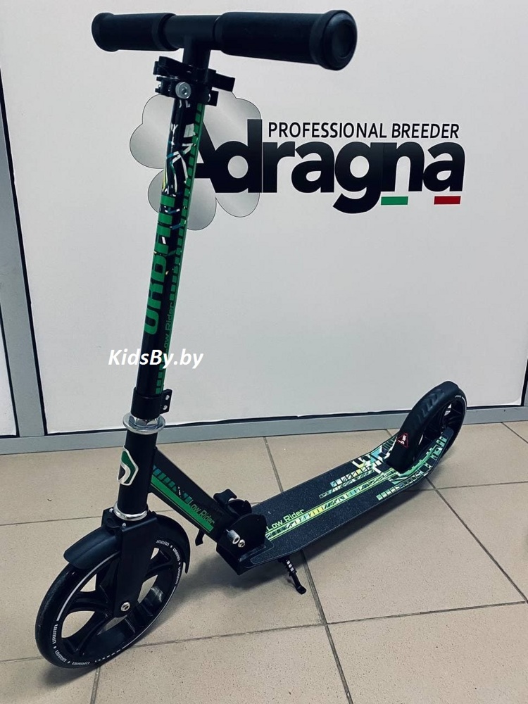 Самокат Slider Urban Low Rider (черный/зеленый) SU2G
