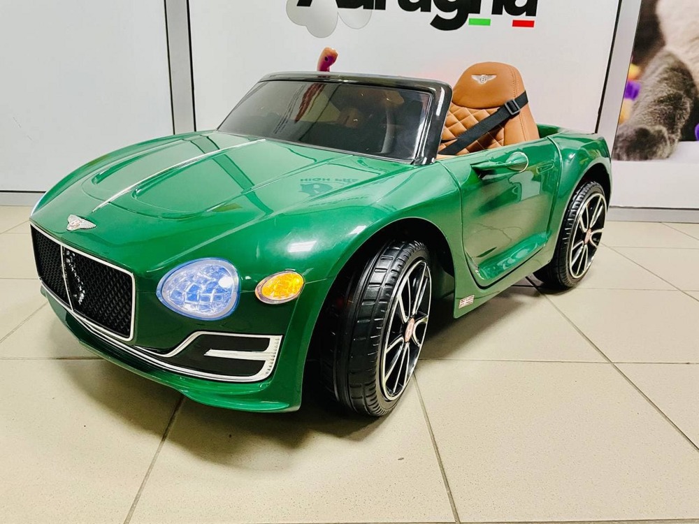 Детский электромобиль RiverToys Bentley-EXP12 JE1166 (зеленый) Лицензия - фото2