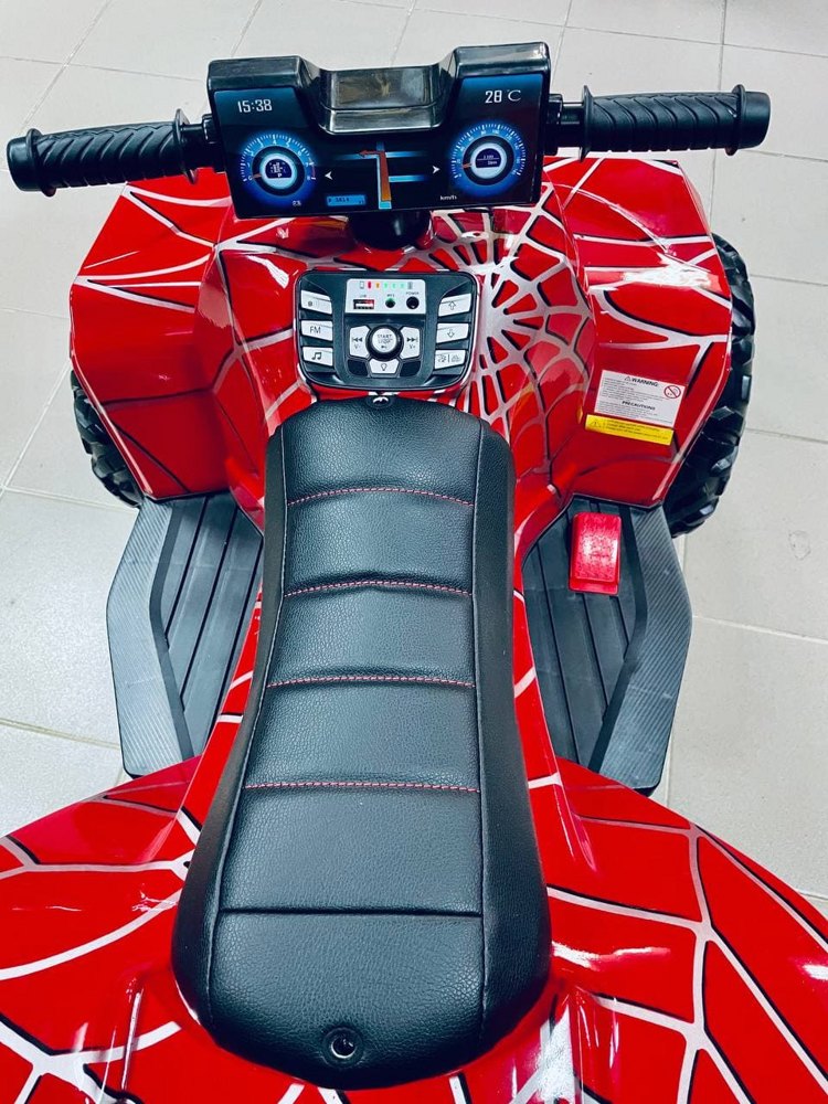 Детский квадроцикл RiverToys T777TT Spider (красный) полноприводной - фото2