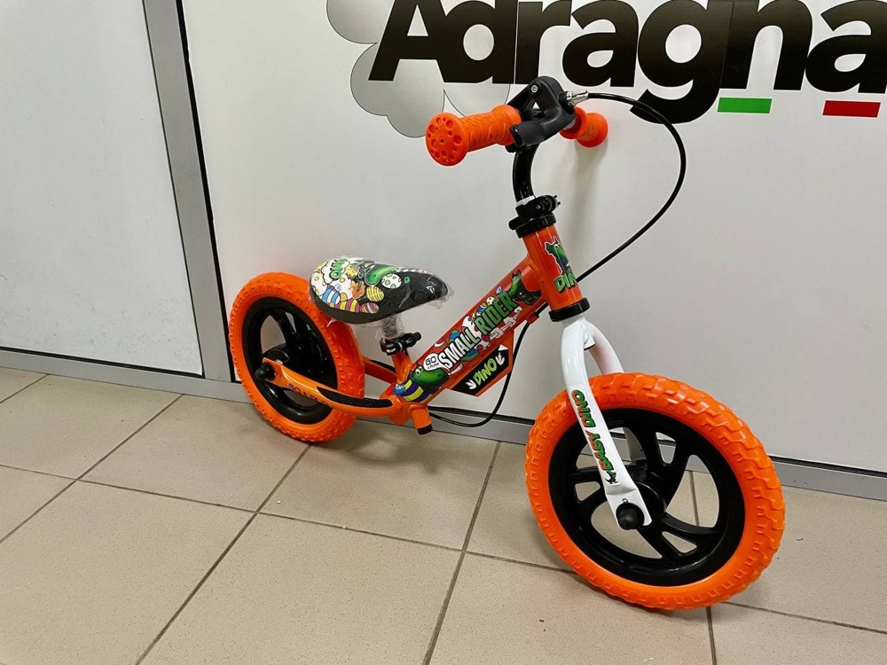 Детский беговел Small Rider Motors EVA Cartoons (оранжевый) Dino - фото2