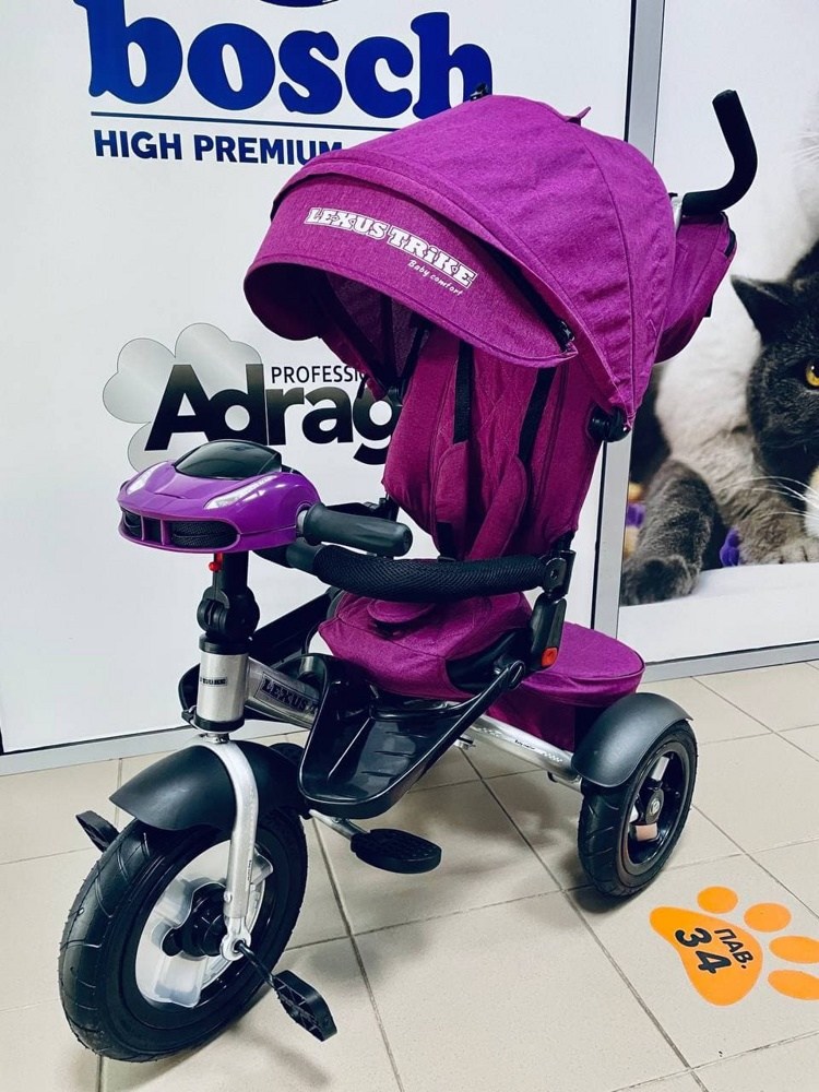 Детский велосипед Lexus Trike Baby Comfort (фиолетовый) - фото