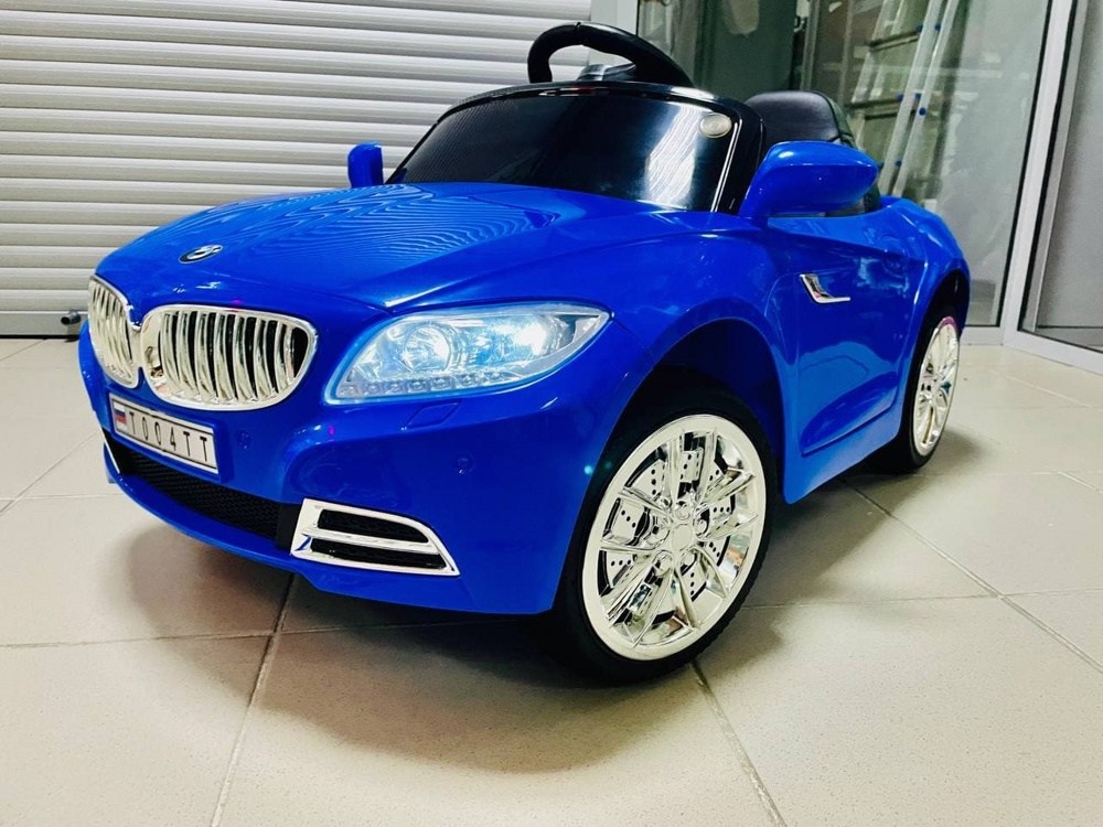 Детский электромобиль RiverToys BMW T004TT (синий) - фото