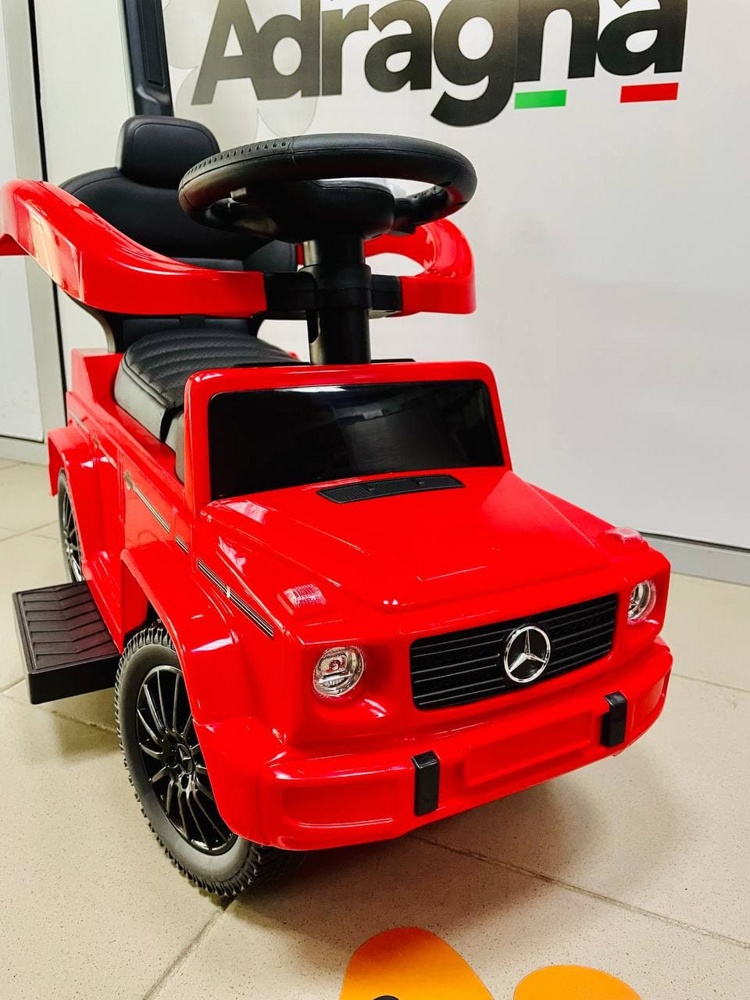 Детская машинка каталка Baby Care Mercedes-Benz AMG G350d Арт.653 (653 красный) пластиковые колеса Лицензия - фото3