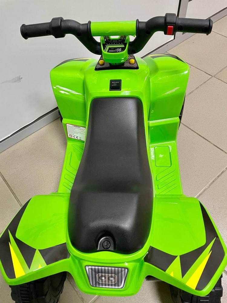 Детский электромобиль квадроцикл RiverToys H001HH (зеленый) - фото2