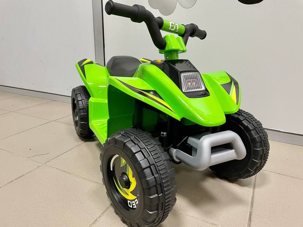 Детский электромобиль квадроцикл RiverToys H001HH (зеленый) - фото6