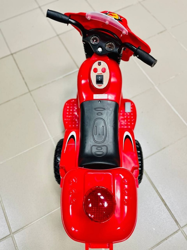 Детский электромобиль мотоцикл RiverToys Moto 998 (красный) - фото6