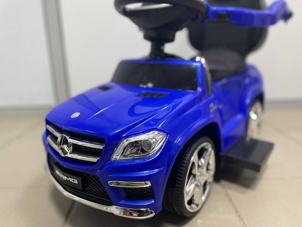 Детская машинка Каталка, толокар RiverToys Mercedes-Benz GL63 A888AA-M (синий) Лицензия - фото5