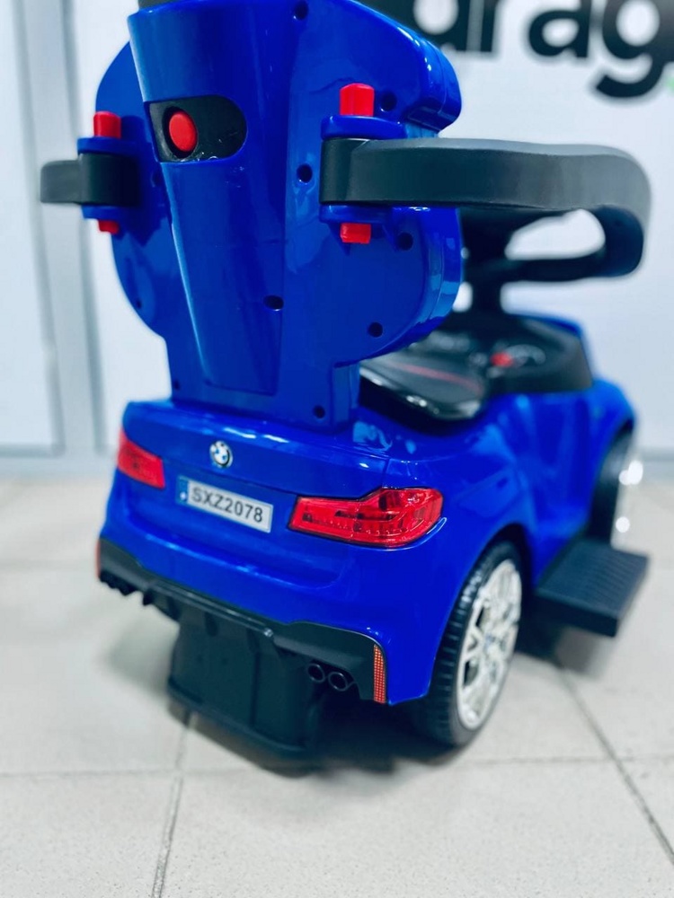 Детская машинка-каталка RiverToys BMW M5 A999MP-M (синий) Лицензия - фото3