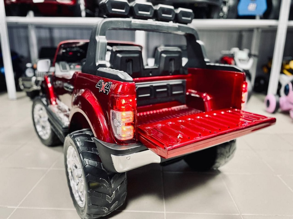 Детский электромобиль RiverToys Ford Ranger 4WD DK-F650 (белый) Лицензия двухместный - фото5