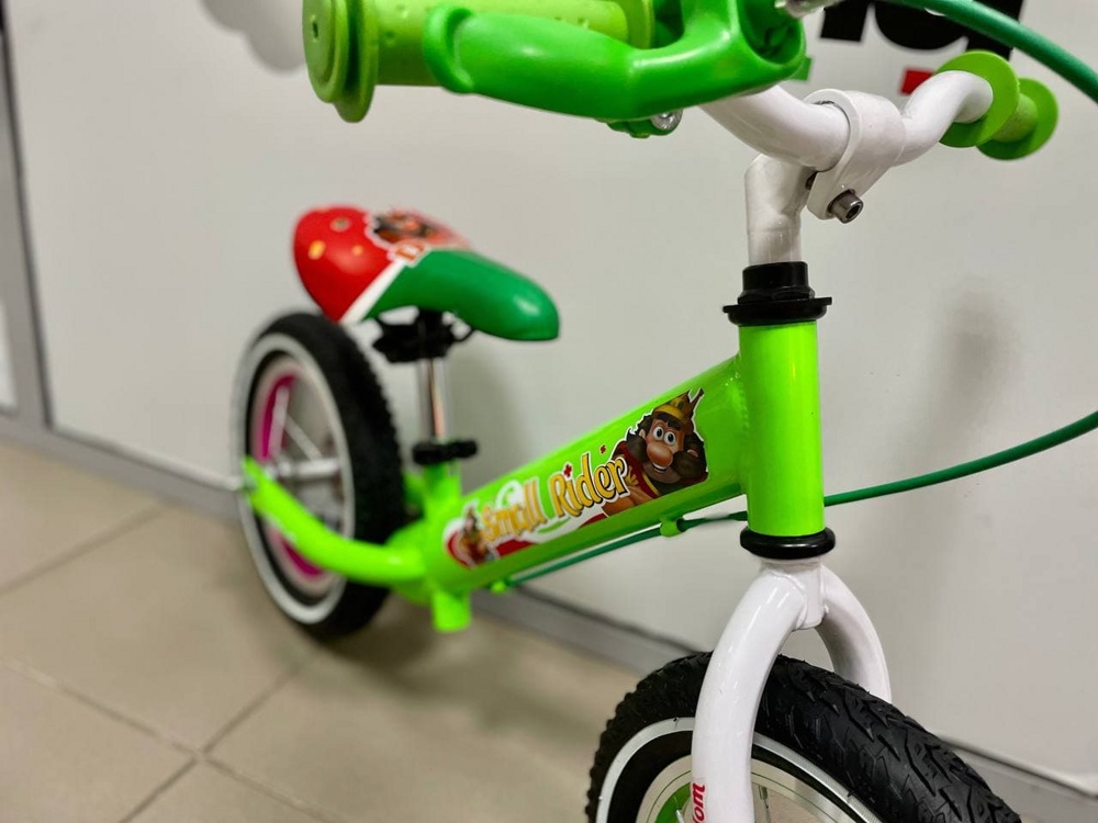 Детский беговел Small Rider Drive 3 AIR (зеленый) с ручным тормозом - фото2