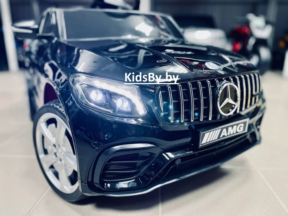 Детский электромобиль Electric Toys Мercedes GLS Coupe LUX 4x4 (черный автокраска) полноприводной - фото2