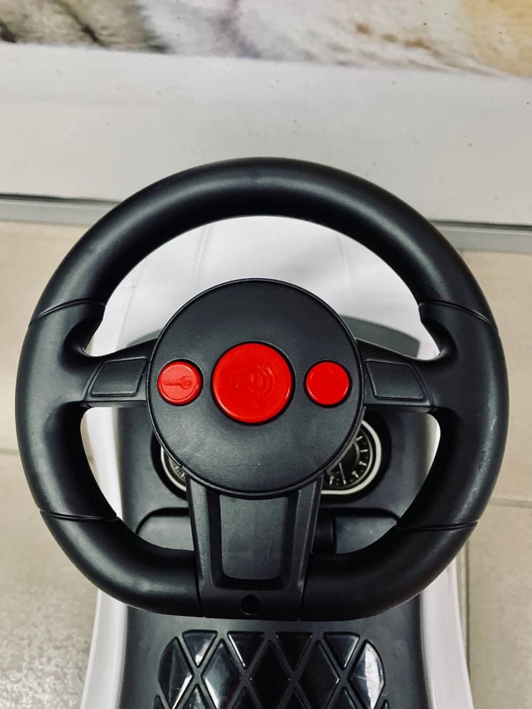 Детская машинка-каталка, толокар RiverToys Mercedes-Benz JY-Z01C (красный/черный) - фото2