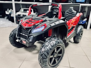 Детский электромобиль RiverToys M222MM (красный паук) - фото