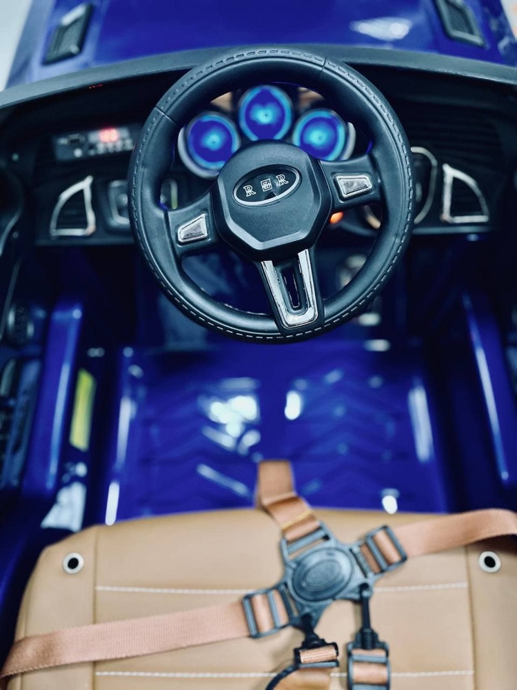 Детский электромобиль RiverToys Range Rover Sport E999KX (синий глянец) автокраска - фото4