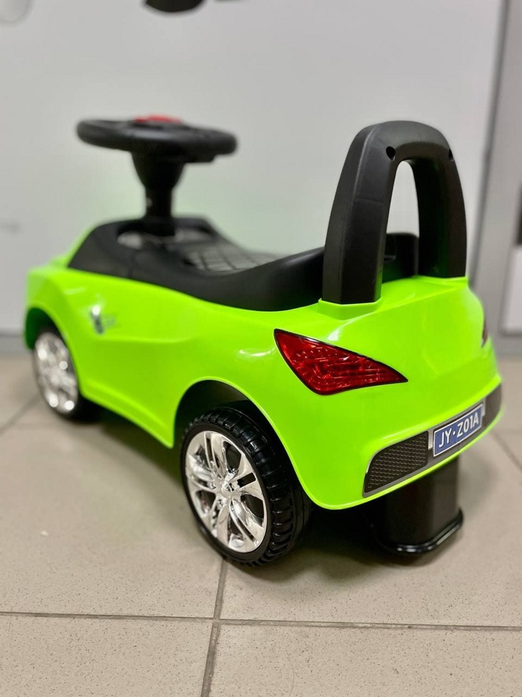 Детская машинка-каталка, толокар RiverToys Audi JY-Z01A (зеленый) - фото5