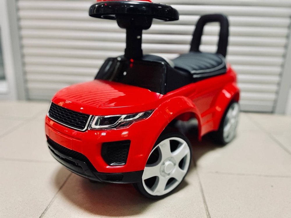 Детская машинка- Каталка Baby Care Sport car 613W New 2021 (красный) кожаное сиденье, резиновые колеса - фото3
