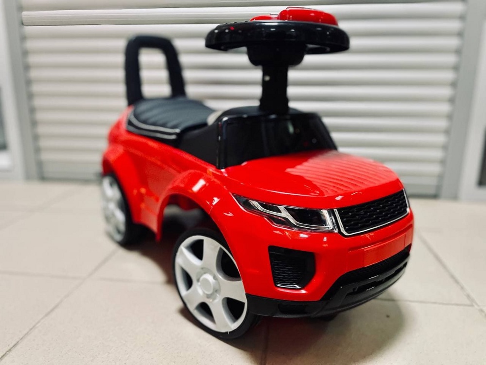 Детская машинка- Каталка Baby Care Sport car 613W New 2021 (красный) кожаное сиденье, резиновые колеса