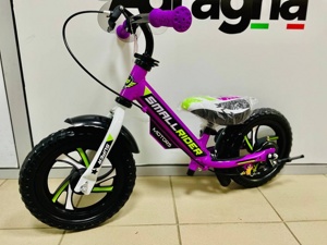 Детский беговел Small Rider Motors EVA (фиолетовый) с 2 тормозами - фото