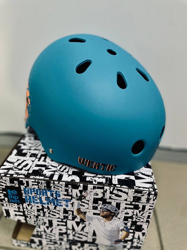 Шлем защитный Tempish Wertic M (голубой) 55-58 см - фото4