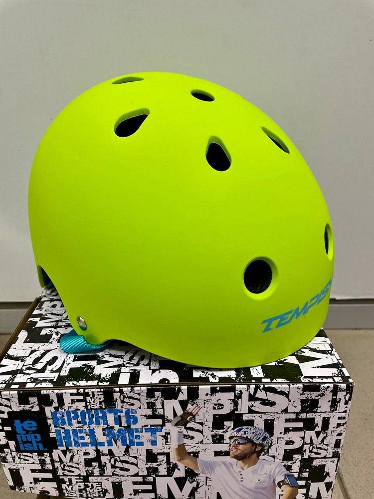 Шлем защитный Tempish Skillet X Lucky S/M (зеленый) 52-55 см - фото4