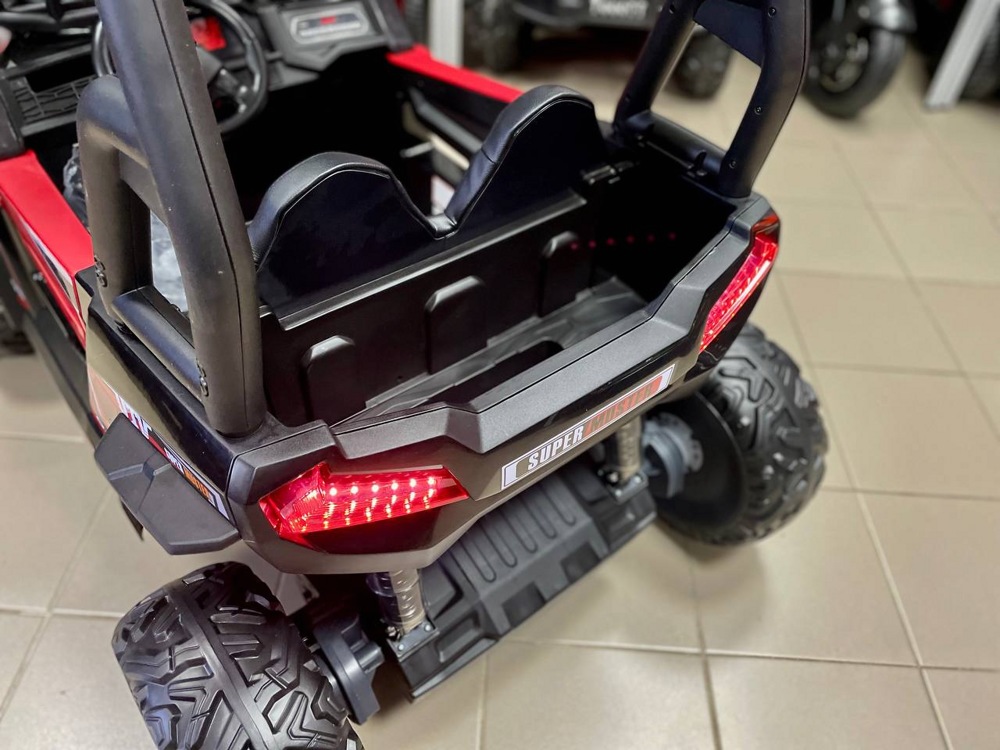 Детский электромобиль RiverToys JS360 (красный) - фото5