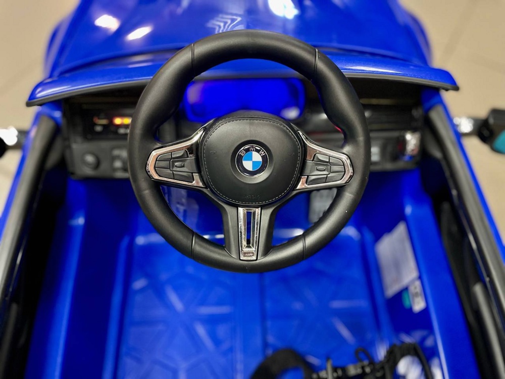 Детский электромобиль RiverToys BMW M5 A555MP (синий) Лицензия - фото3