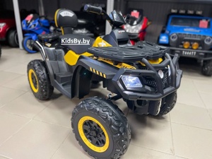 Детский электроквадроцикл RiverToys T001TT 4WD (желтый) - фото