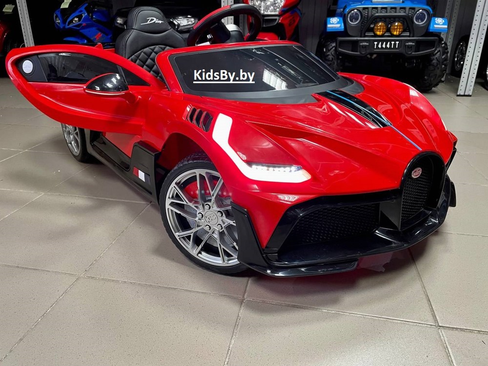 Детский электромобиль RiverToys Bugatti Divo HL338 (красный) Лицензия - фото2