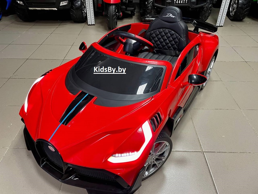 Детский электромобиль RiverToys Bugatti Divo HL338 (красный) Лицензия - фото6