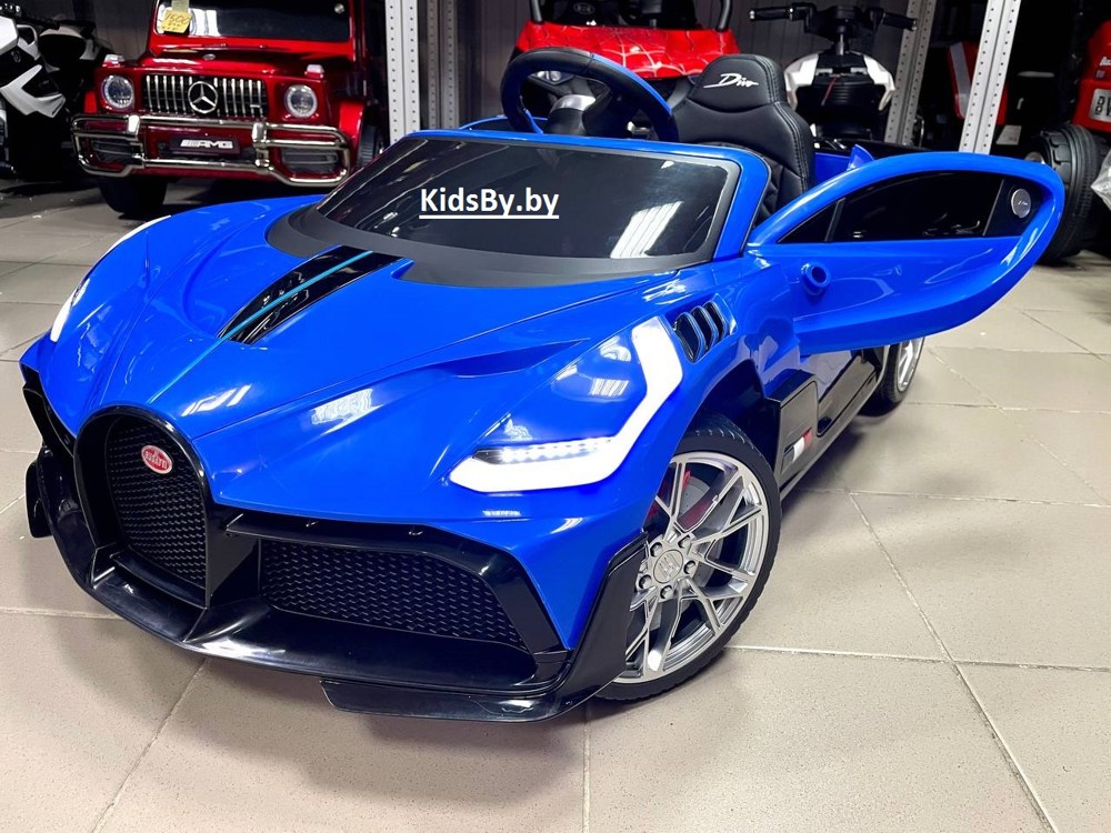 Детский электромобиль RiverToys Bugatti Divo HL338 (синий) Лицензия