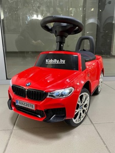 Детская машинка-каталка RiverToys BMW M5 A999MP-D (красный) Лицензия - фото