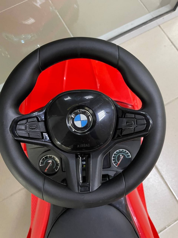 Детская машинка-каталка RiverToys BMW M5 A999MP-D (красный) Лицензия - фото3