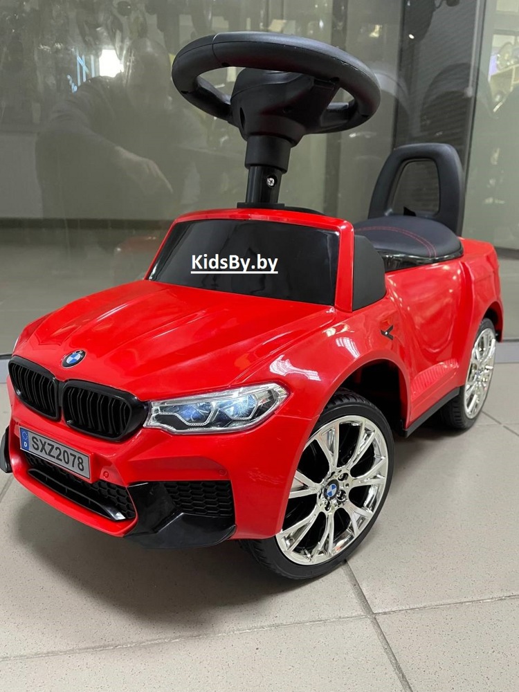 Детская машинка-каталка RiverToys BMW M5 A999MP-D (красный) Лицензия - фото2