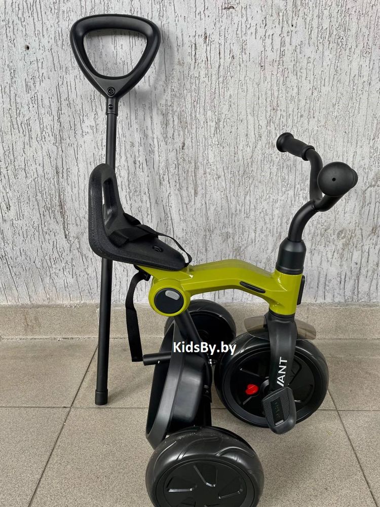 Детский трехколесный велосипед QPlay LH510O (оливковый) складной - фото4