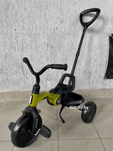 Детский трехколесный велосипед QPlay LH510O (оливковый) складной - фото