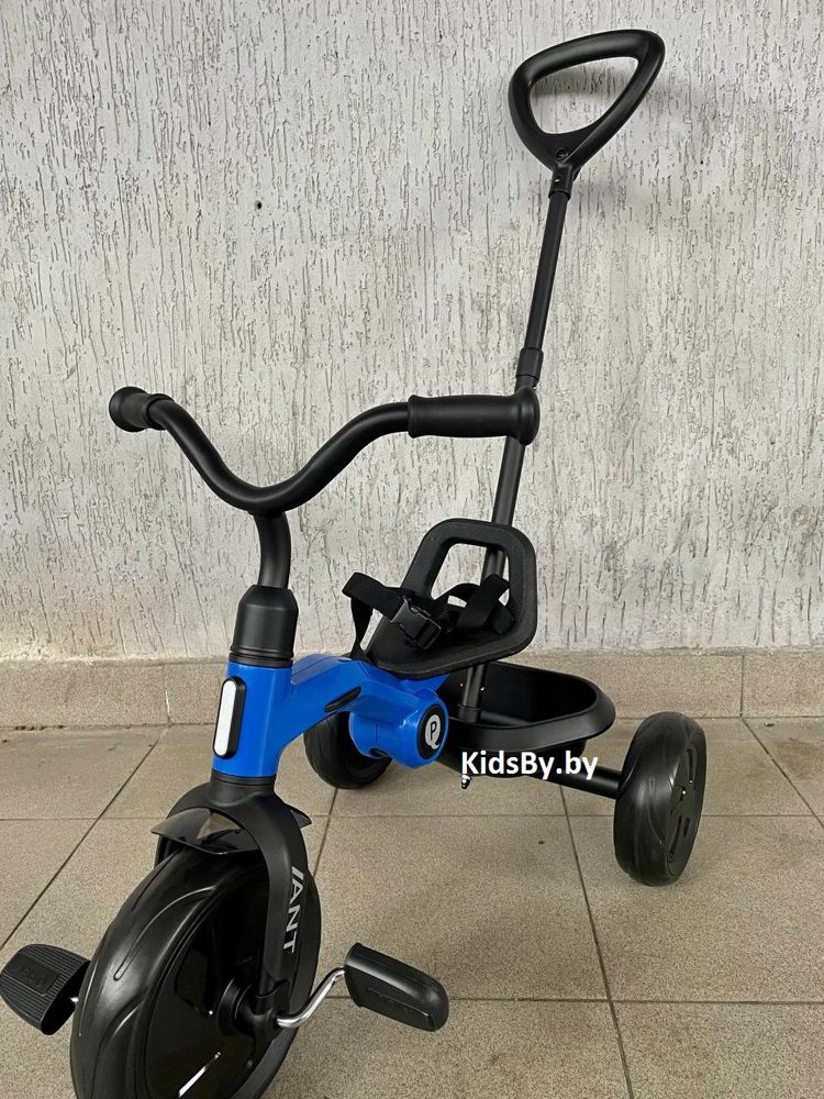 Детский трехколесный велосипед QPlay LH510B (голубой) складной