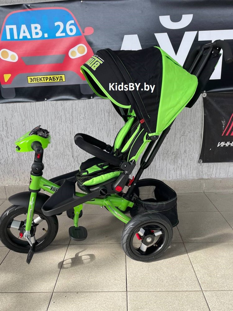 Трехколесный велосипед Trike Super Formula SFA3G (2019) 2023 зеленый - фото3