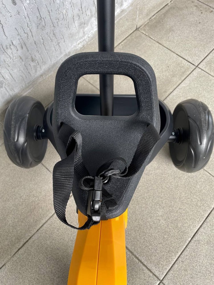 Детский трехколесный велосипед QPlay LH510Y (желтый) складной - фото4