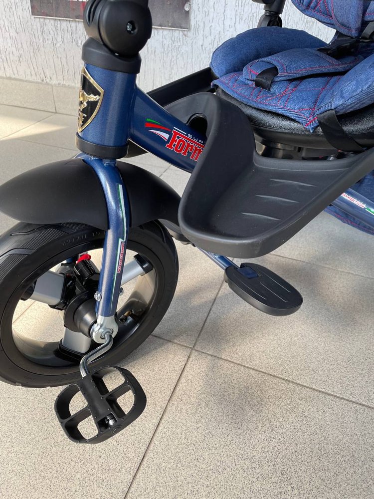 Трехколесный велосипед Trike Super Formula SFA3B (2019) 2023 синий Арт. SFA3J - фото4
