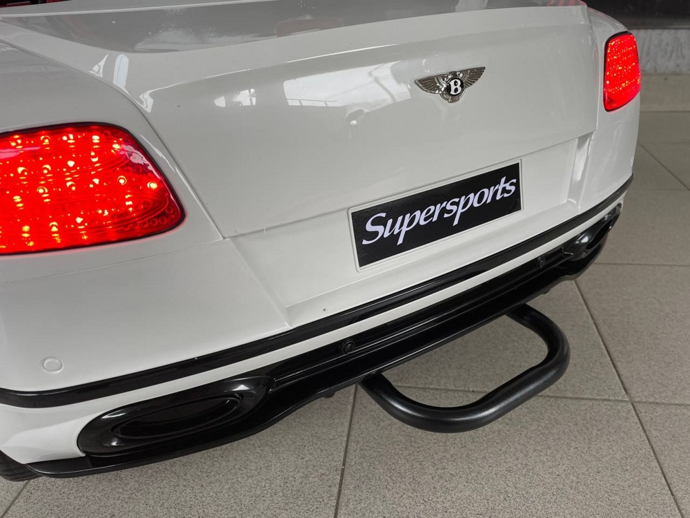 Детский электромобиль RiverToys Bentley Continental Supersports JE1155 (белый) Лицензия двухместный - фото5