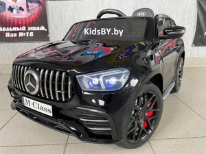 Детский электромобиль RiverToys Mercedes-Benz GLE 53 P333BP (черный глянец) Лицензия - фото
